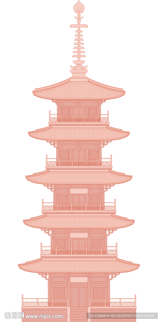 苏州寒山寺普明宝塔