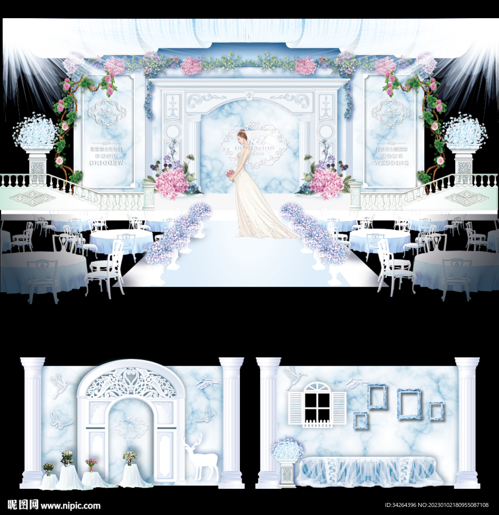 欧式大理石主婚礼