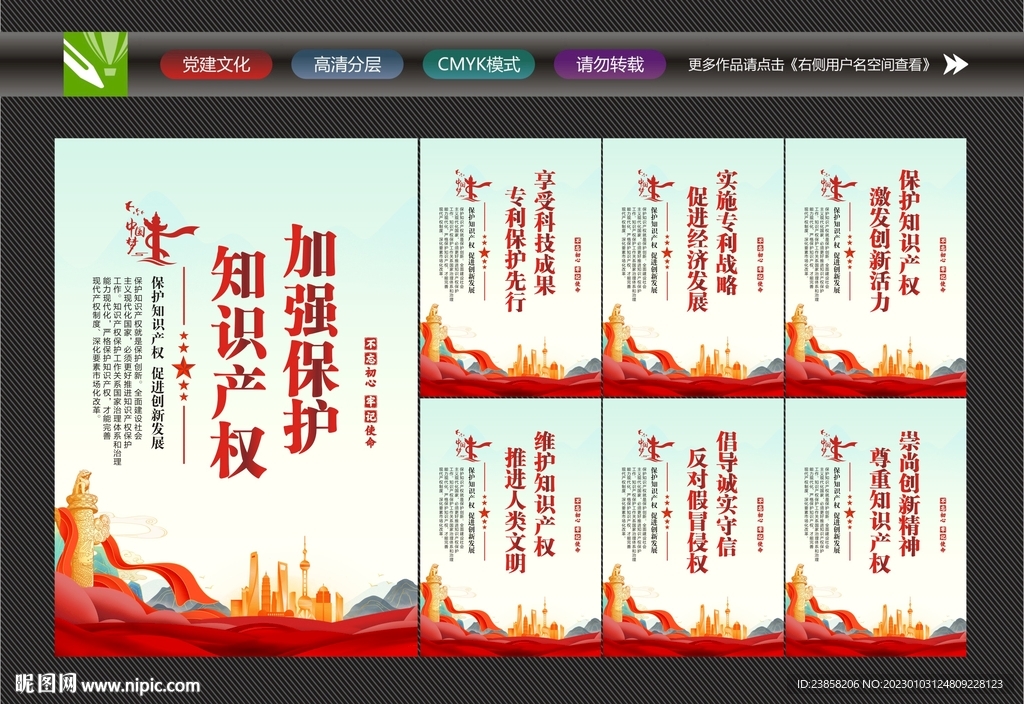 知识产权展板