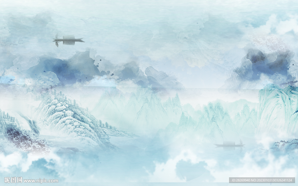 新中式背景