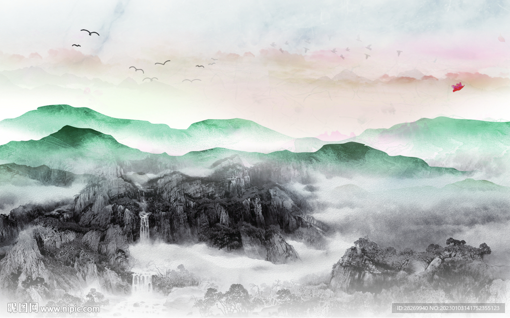 山水 