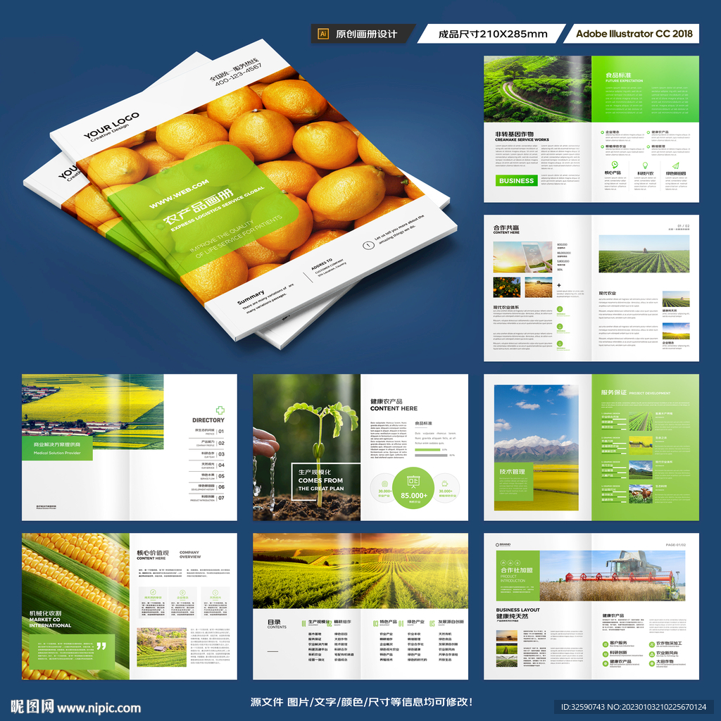 农产品画册