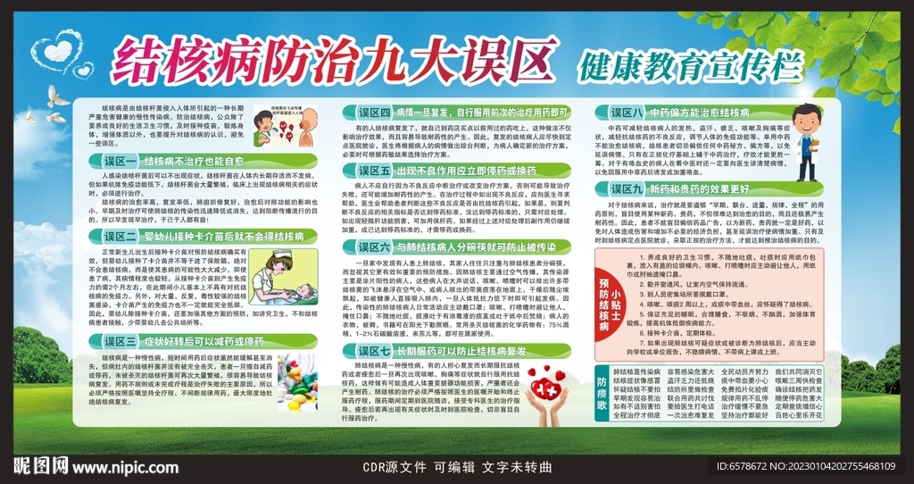 结核病宣传栏