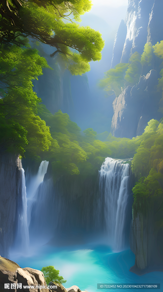 梦幻瀑布