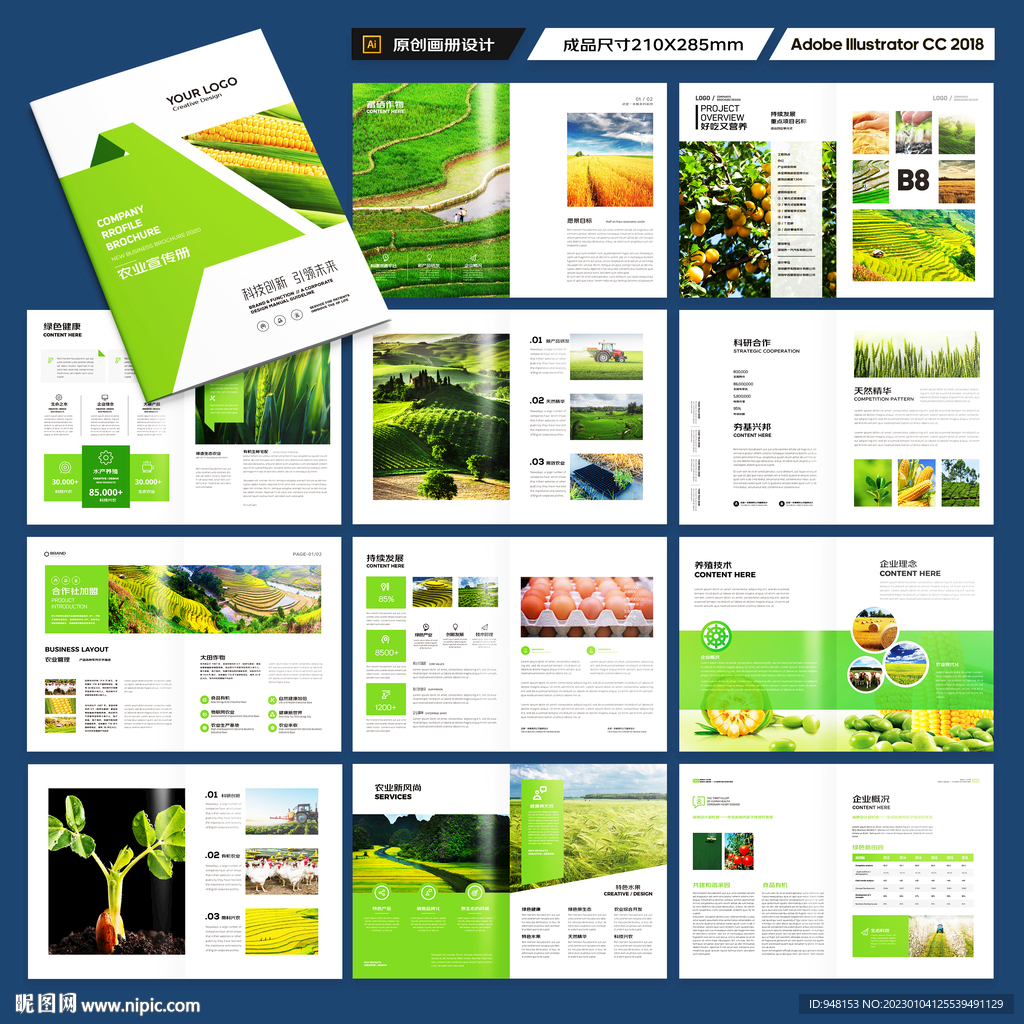 农产品画册