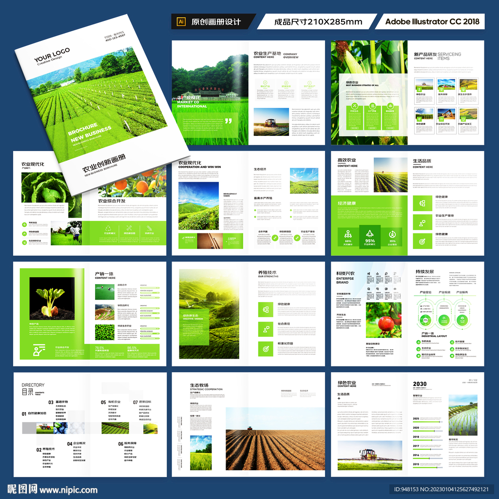 农产品宣传册