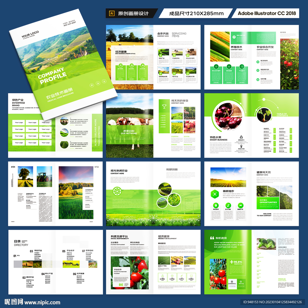 农产品画册