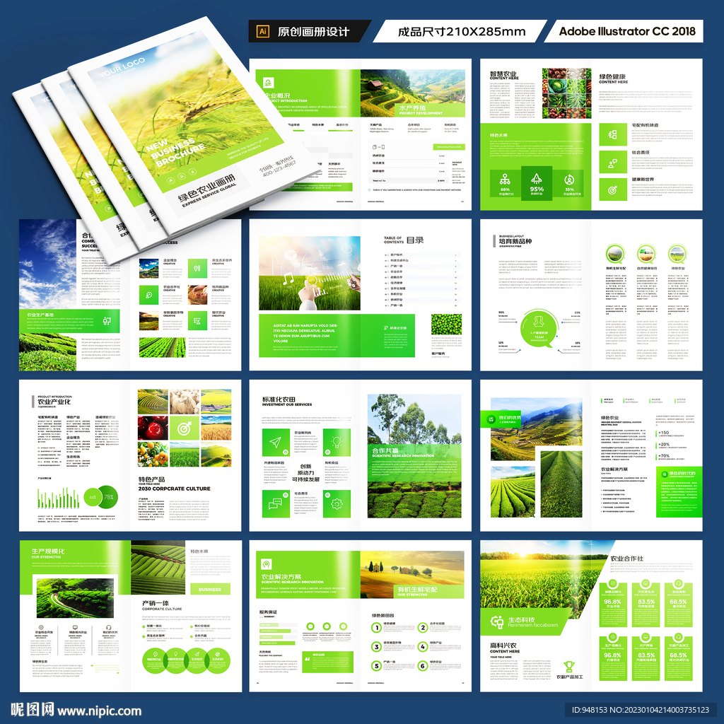 农业合作社画册