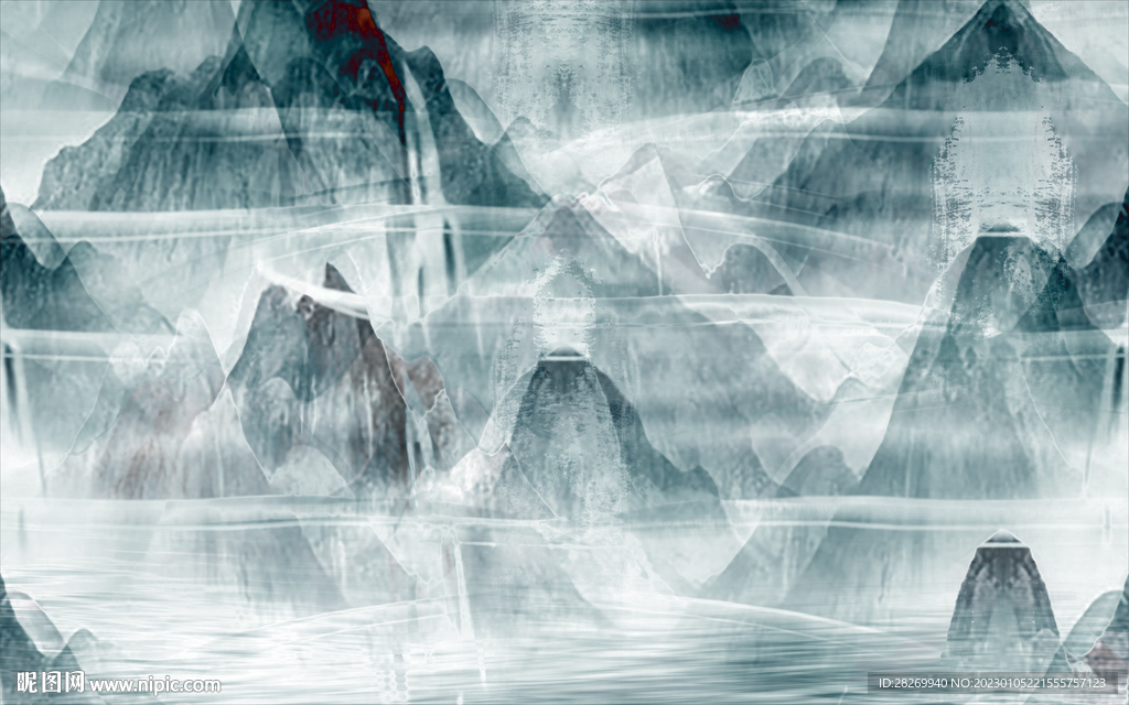 水墨画 