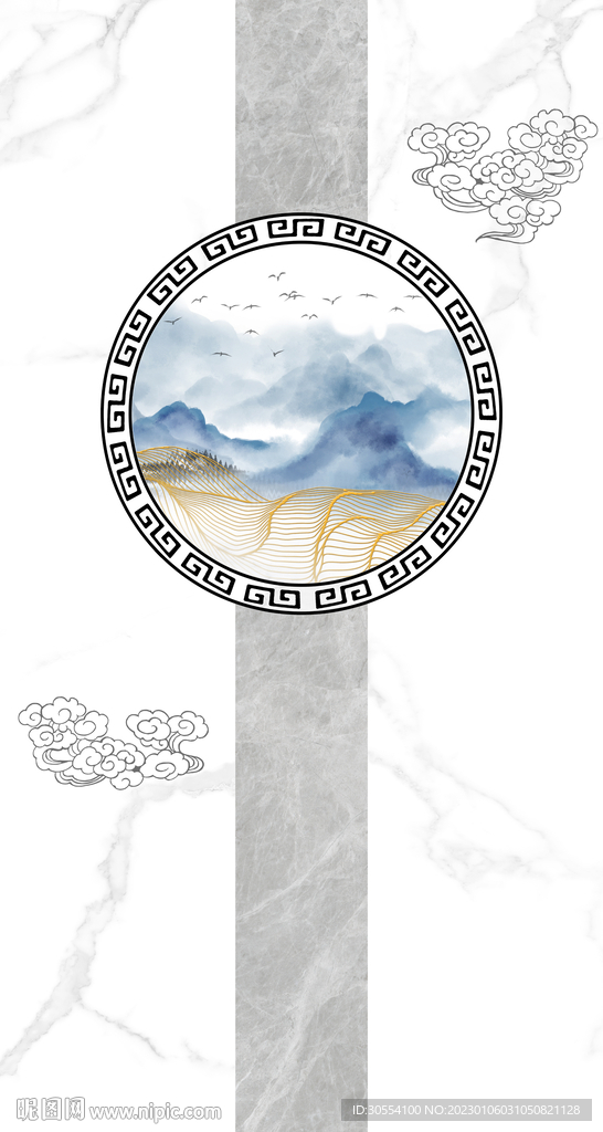 大理石玄关图片