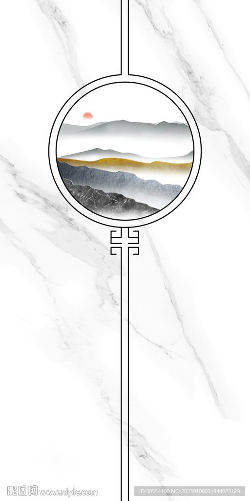 大理石玄关图片