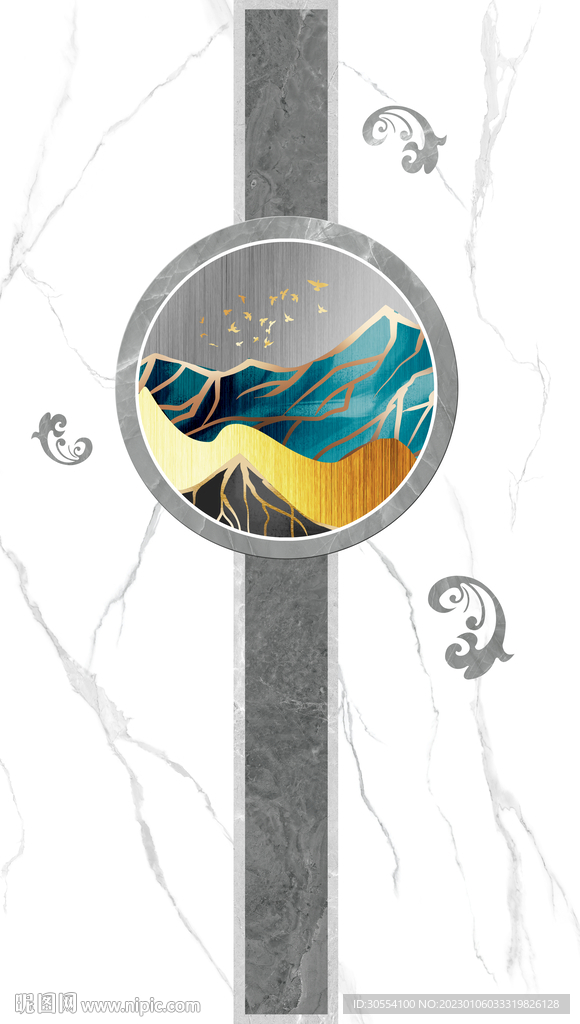 大理石玄关图片