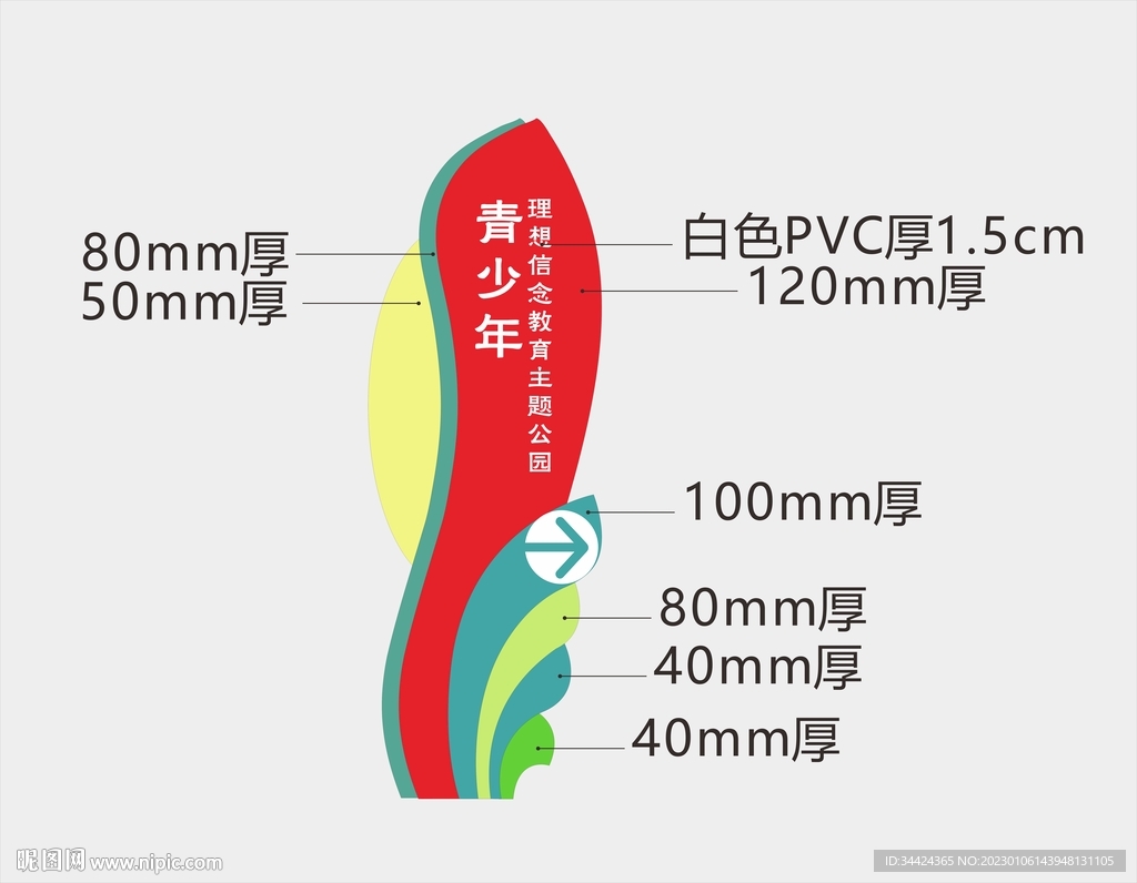 学校标识牌
