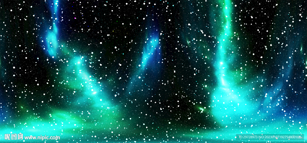 高清极光星空背景