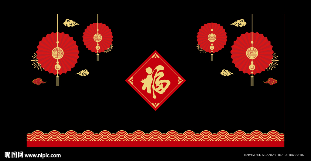 春节橱窗装饰