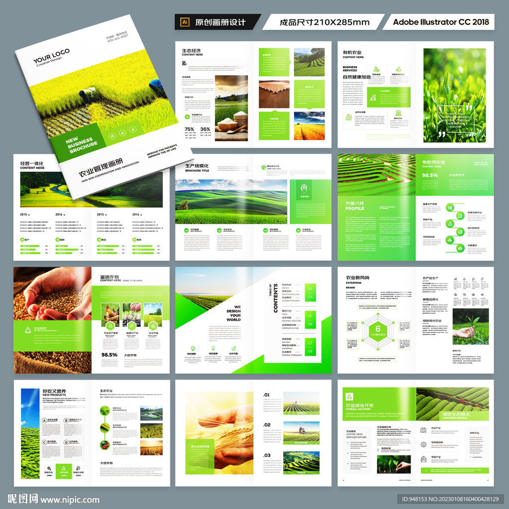 农业合作社画册