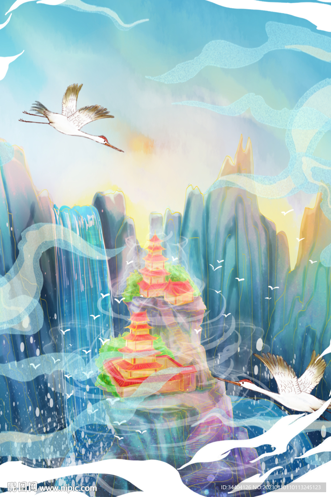 插画海报