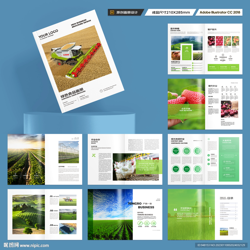 农产品宣传册