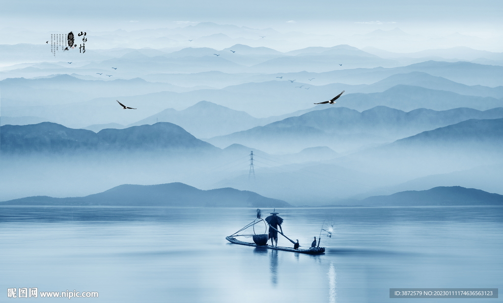 禅意山水画