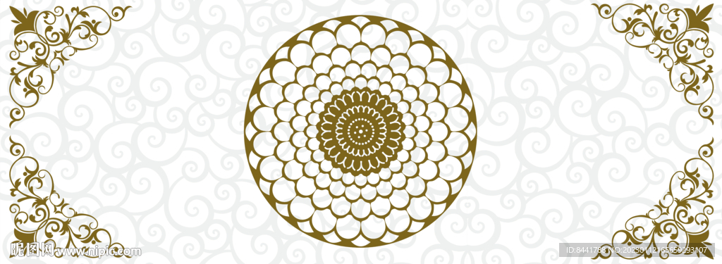 简约欧式花纹