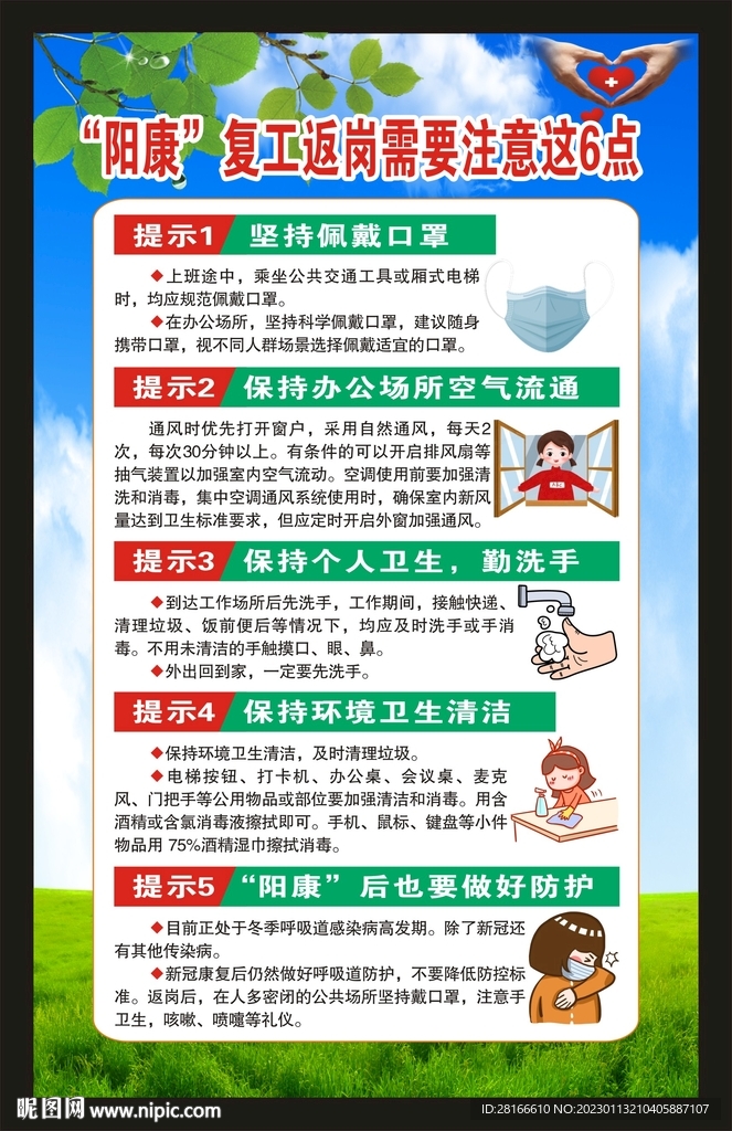 健康教育知识海报
