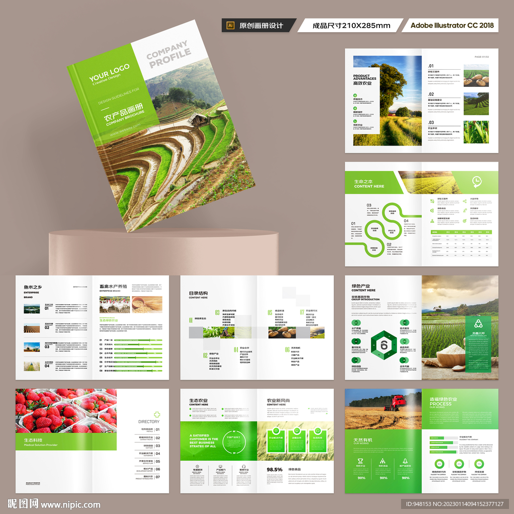 农业合作社画册