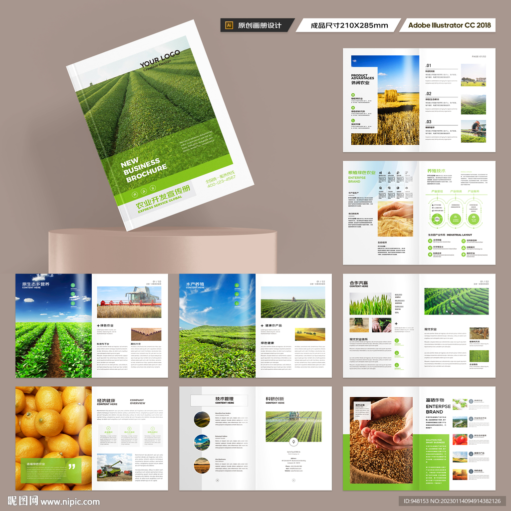 农业合作社画册