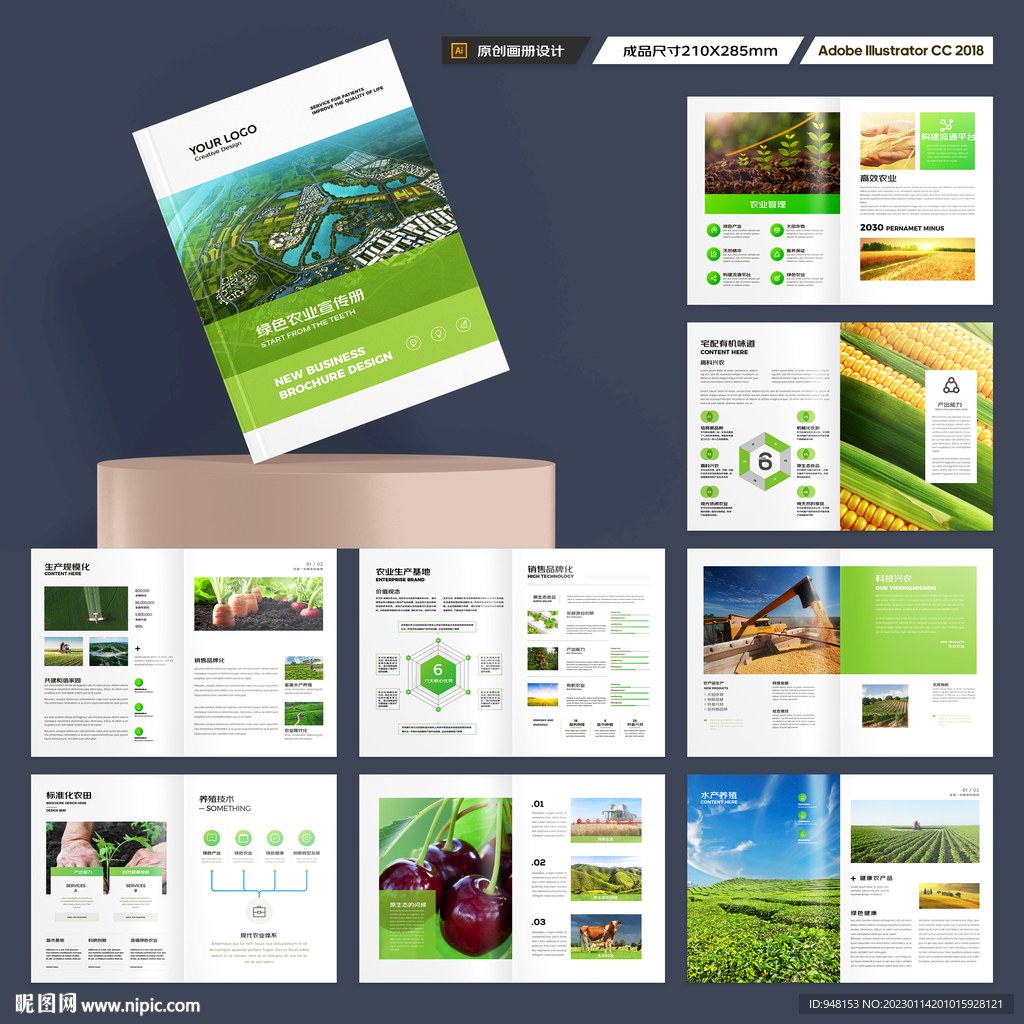 农业合作社画册