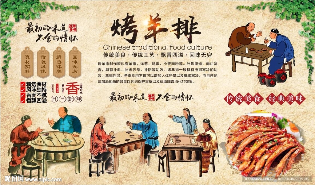 烤羊排