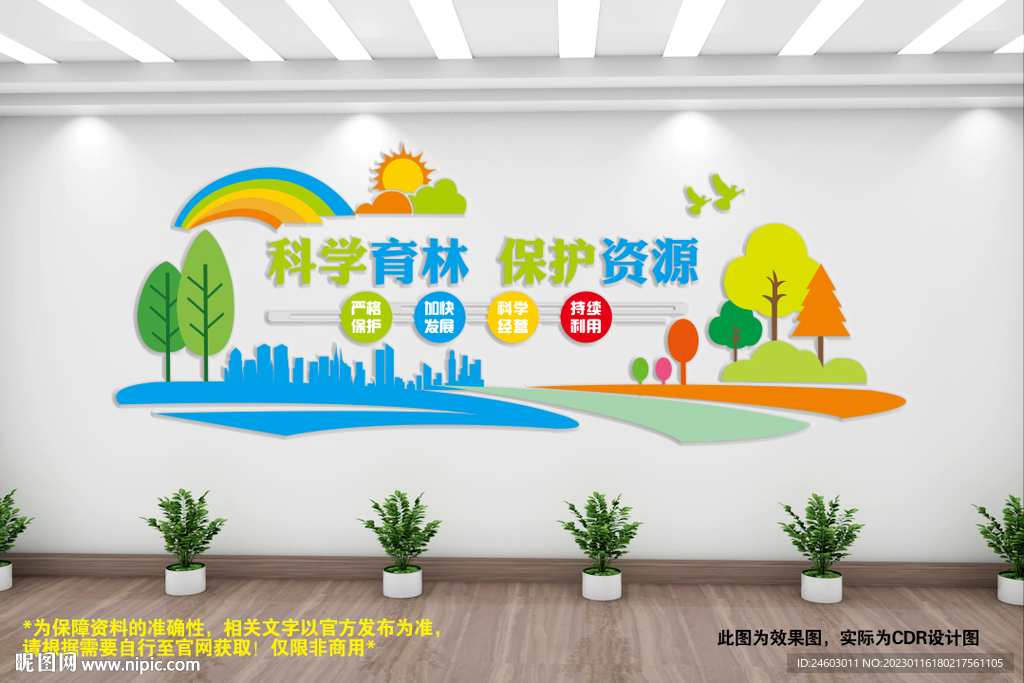 林业局文化墙