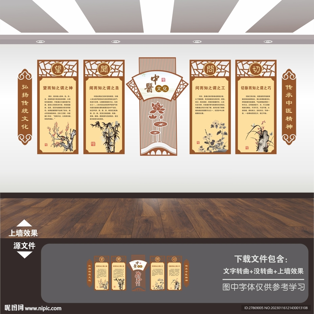 中医养生文化海报展板