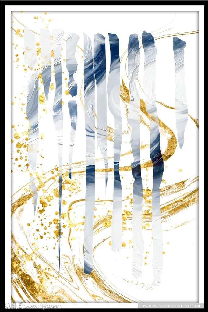 抽象油画