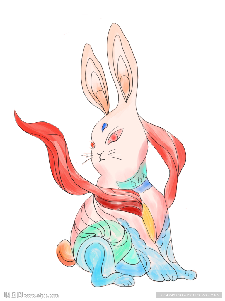 兔子手绘