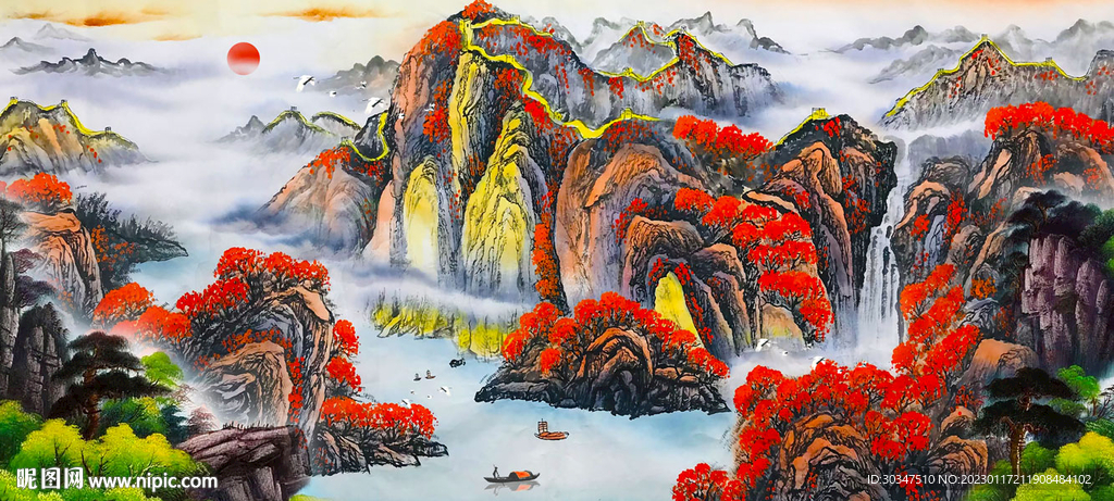 山水画