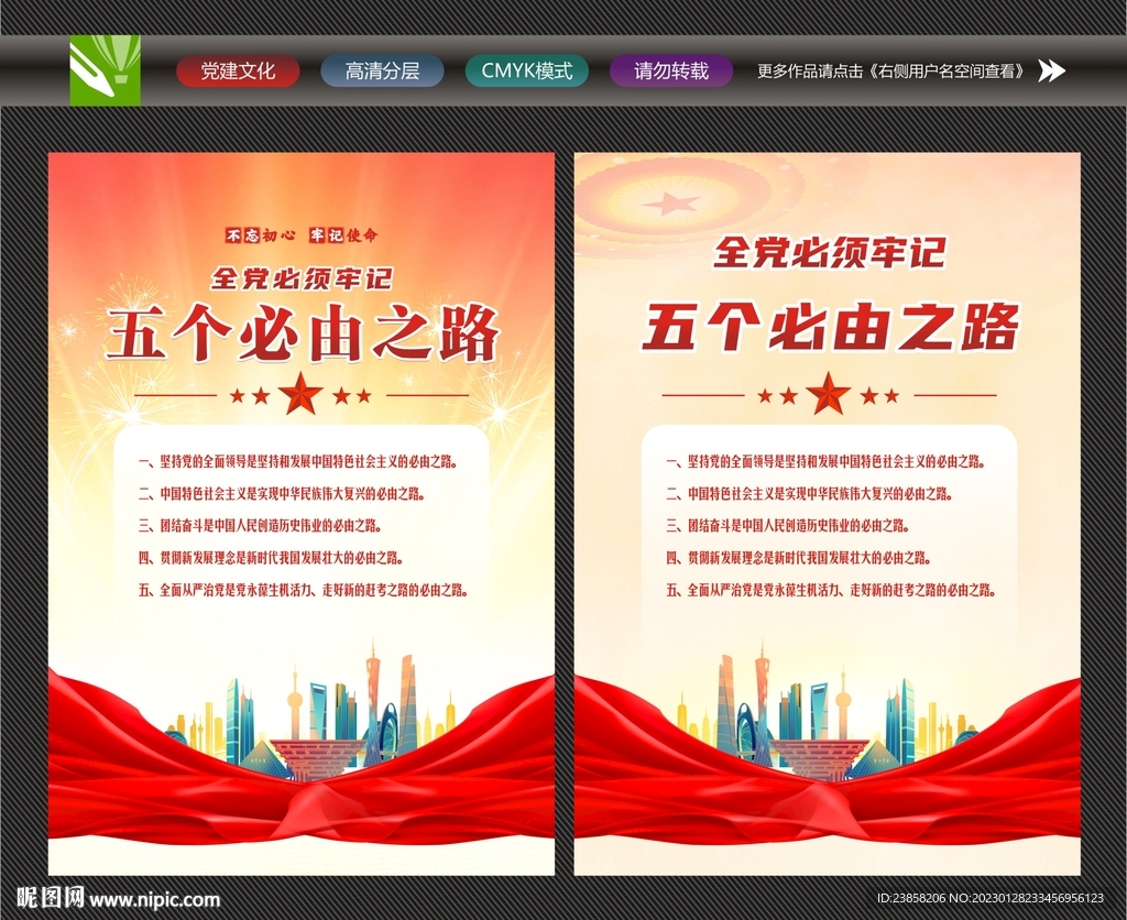 牢记五个必由之路