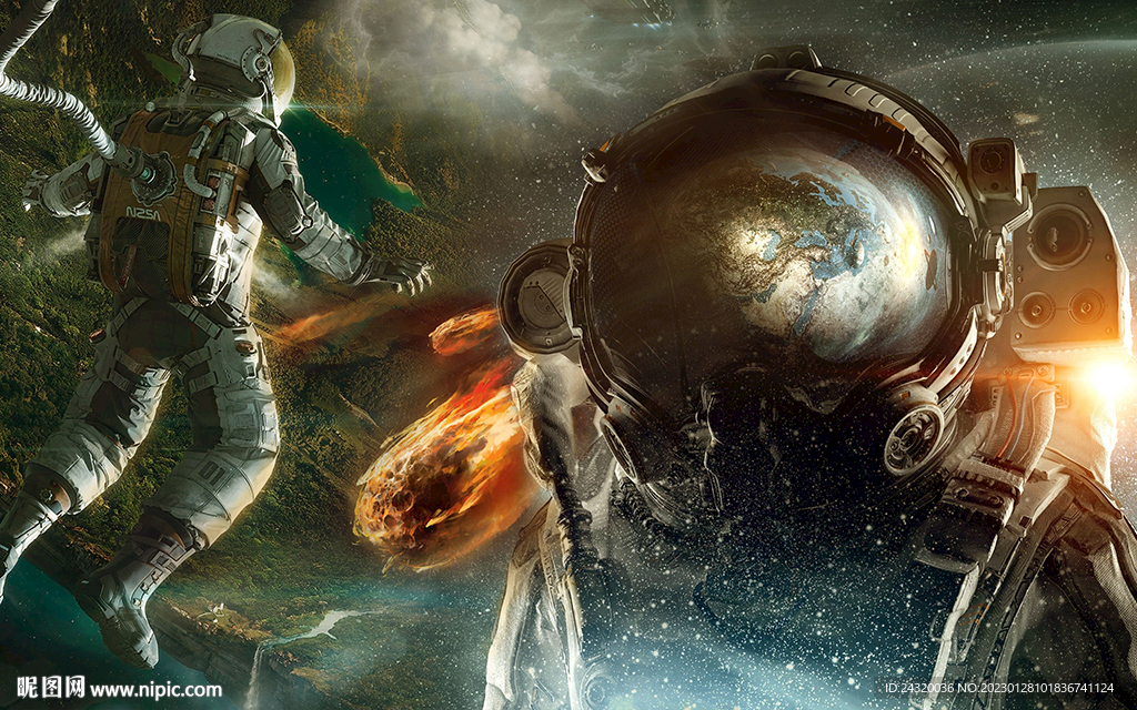 太空宇宙科幻背景背景设计