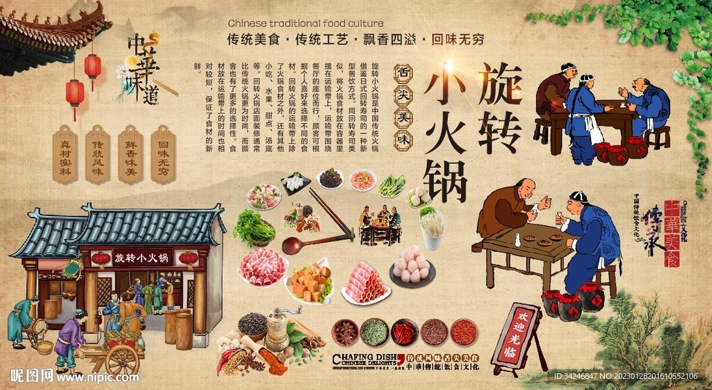旋转小火锅