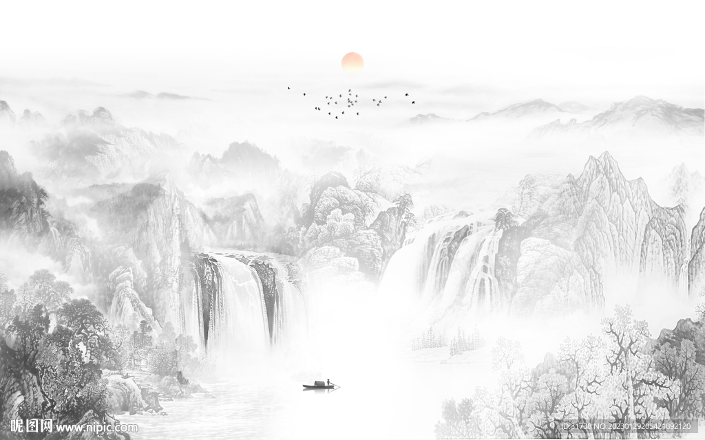 水墨国画