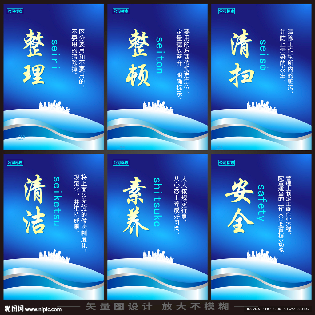 6S管理展板 