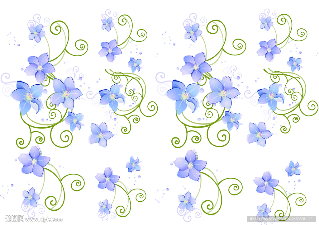 简约花纹