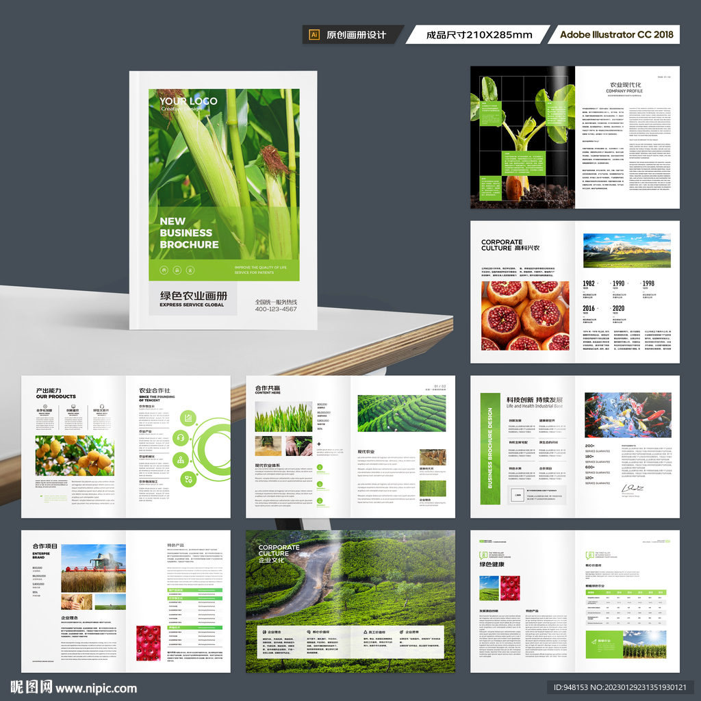 农业合作社画册