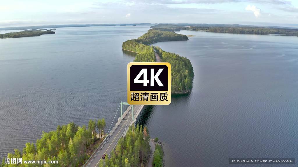 海岛跨海大桥风景