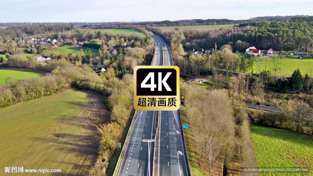 乡间高速大道风景