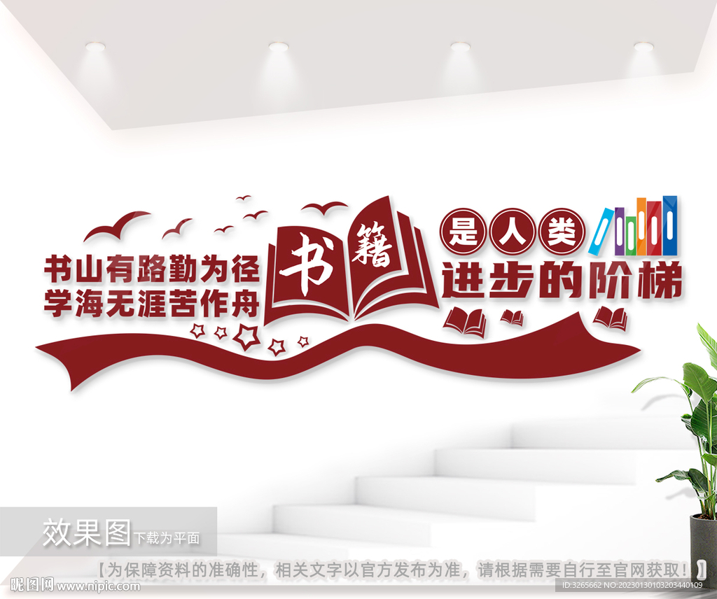 校园读书文化墙