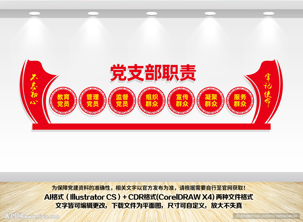 党支部职责文化墙