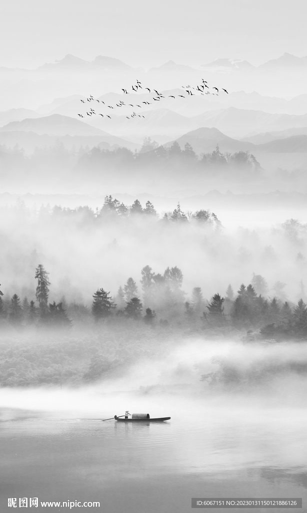 意境山水画