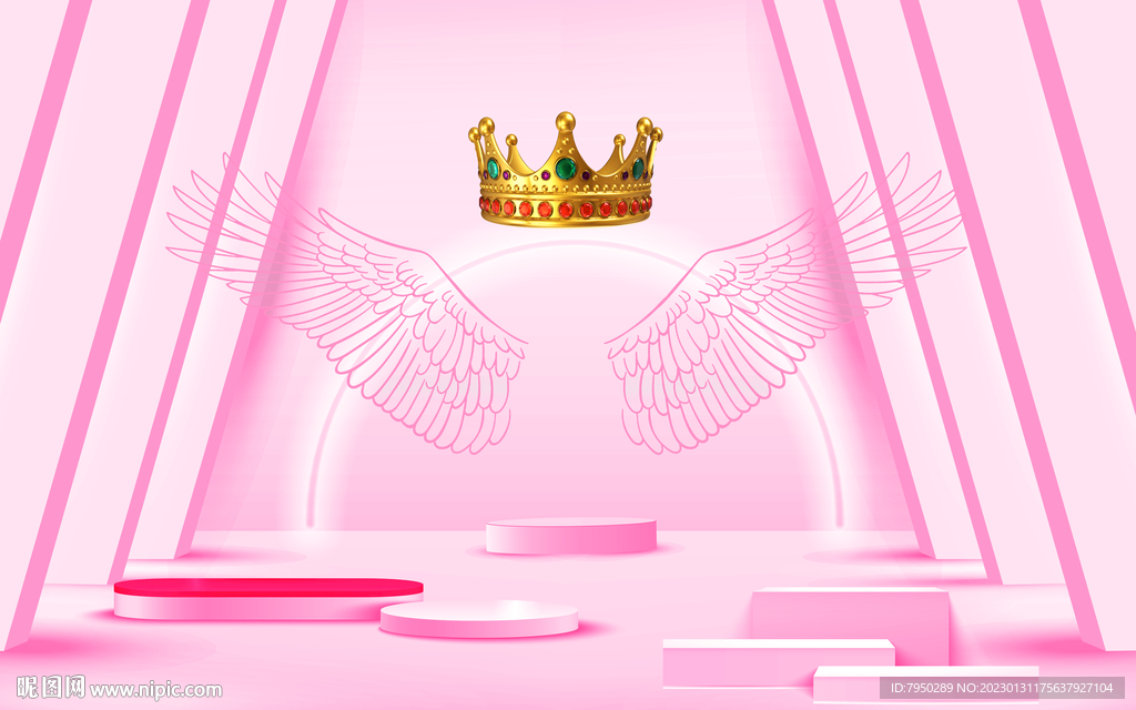 网红翅膀直播间背景墙