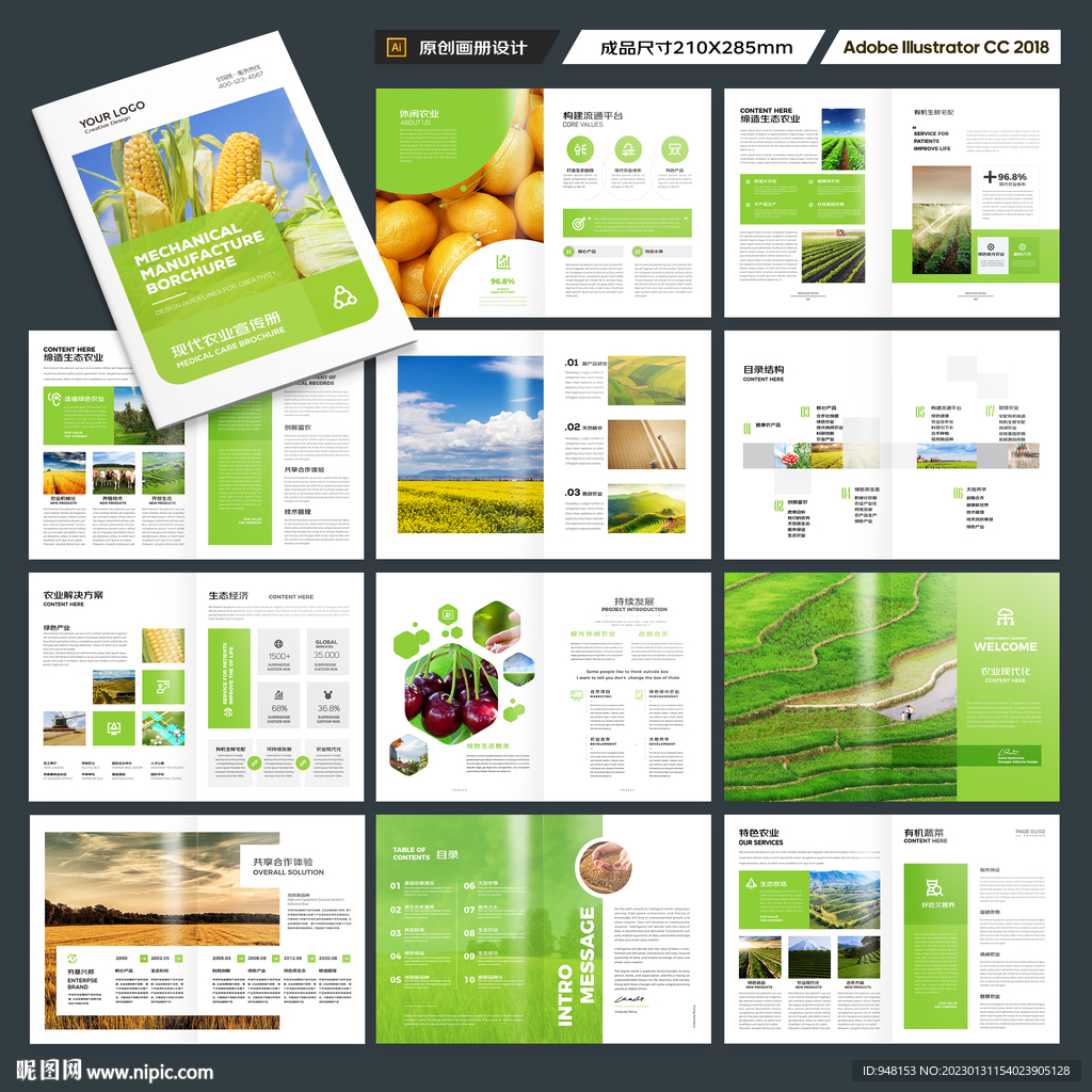 农业合作社画册