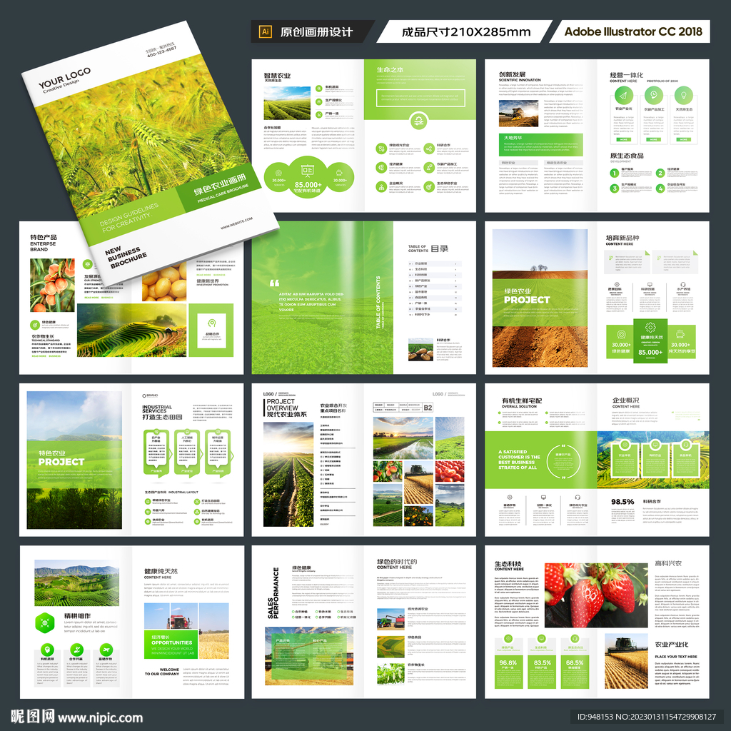 农业合作社画册