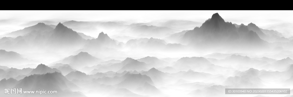 禅意水墨山水